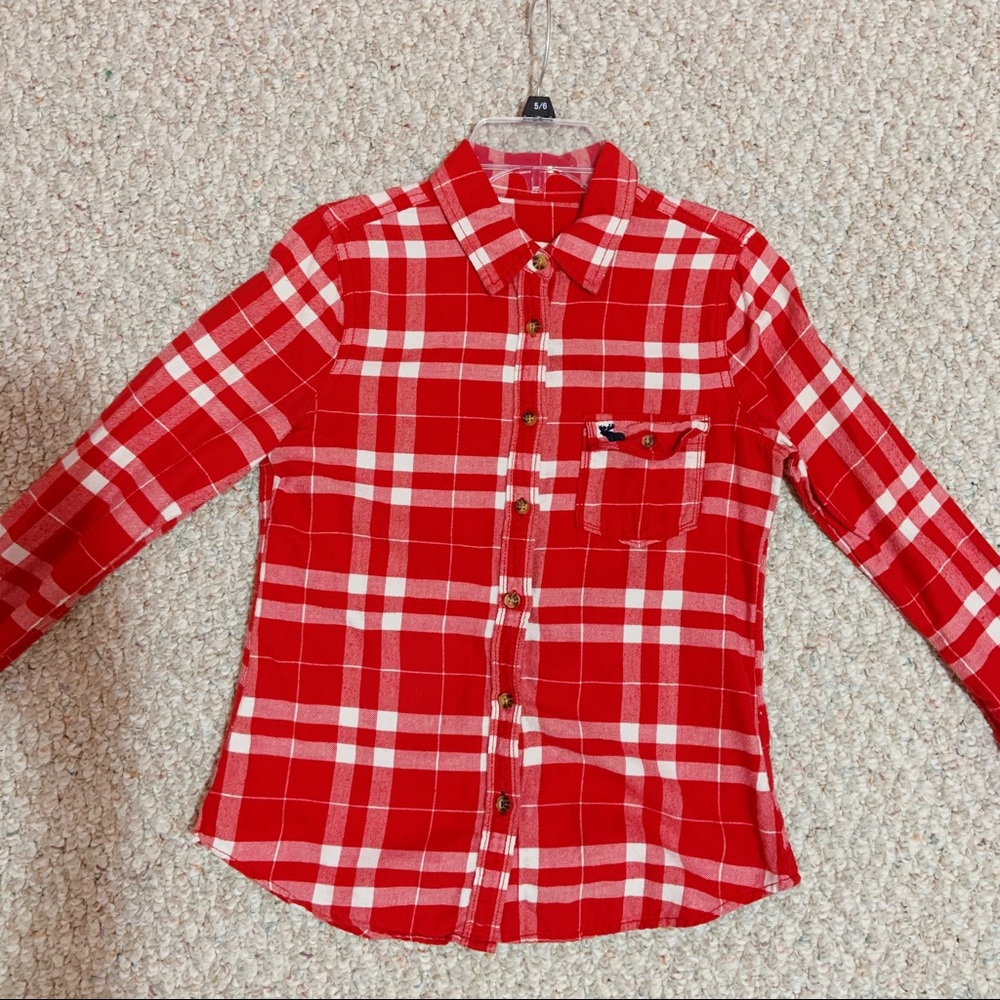 Abercrombie Red Flannel